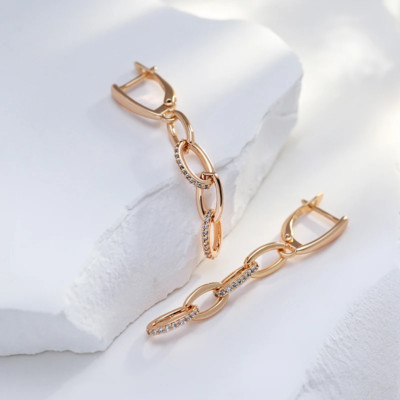 585 Gold Ohrringe Damen Echtgold gefüllt Huggie Creolen Schmuck Geschenkbox NEU