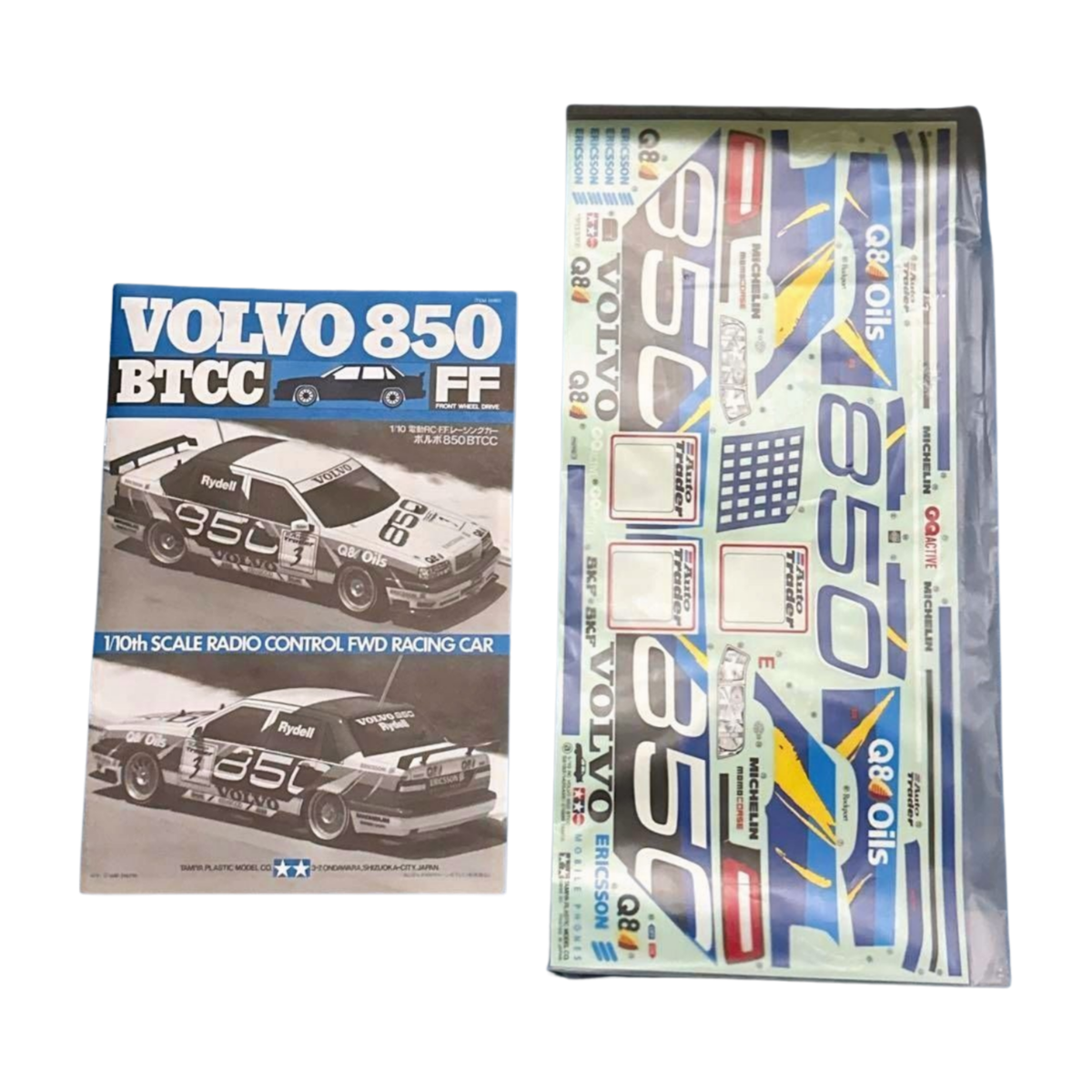 TAMIYA RC 1/10 VOLVO 850 BTCC 58183 FWD Racing Car Vintage TAMIYA RC 1/10 VOLVO 850 BTCC 58183 FWD Racing Car Vintage