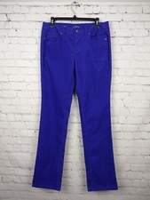 ANN TAYLOR Loft Modern Straight Corduroy Pants Sz 28/6 Purple
