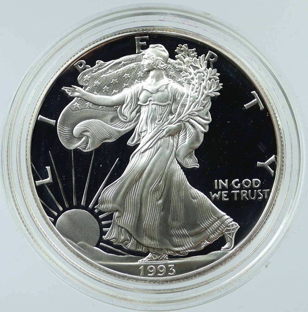 1993 UNITED STATES USA American Eagle & Liberty PROOF SILVER