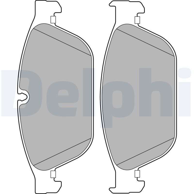 Plaquettes de frein DELPHI LP2239 frein à disque AUDI A7 Sportback