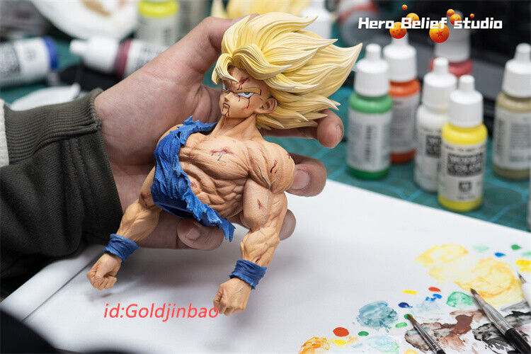 In stock】1/6 Scale Gathering of Saiyan Son Goku-Dragon Ball-Hero Belief  Studio - weareanimecollectors