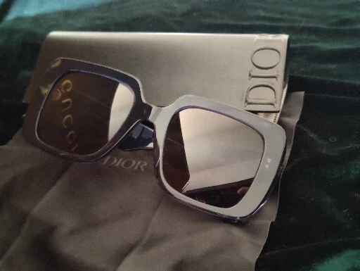 DiorPacific S1U White Square Sunglasses