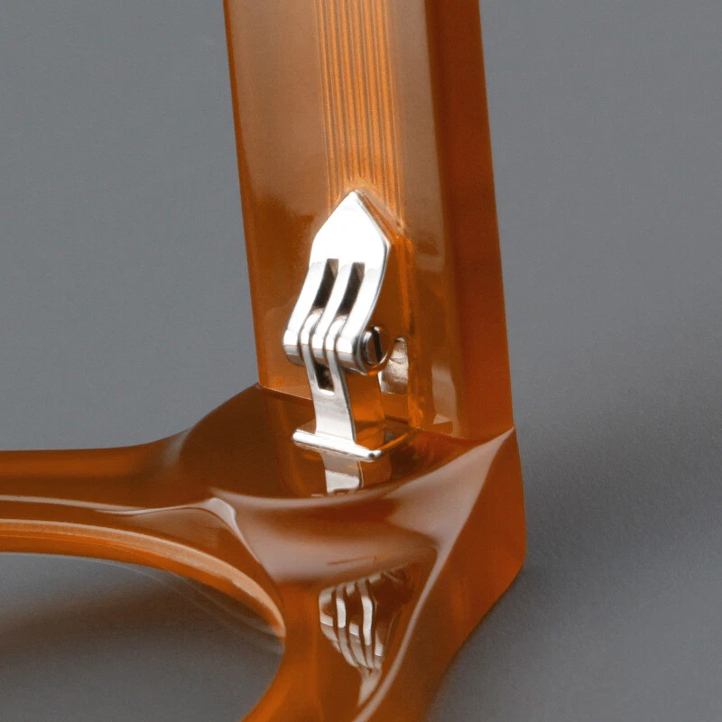 Anteojos retro redondos de acetato para hombres mujeres gafas clásicas monturas gruesas Foto 3 de 4