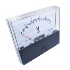 US Stock Analog Panel Volt Voltage Meter Voltmeter Gauge DH-670 0-5V DC