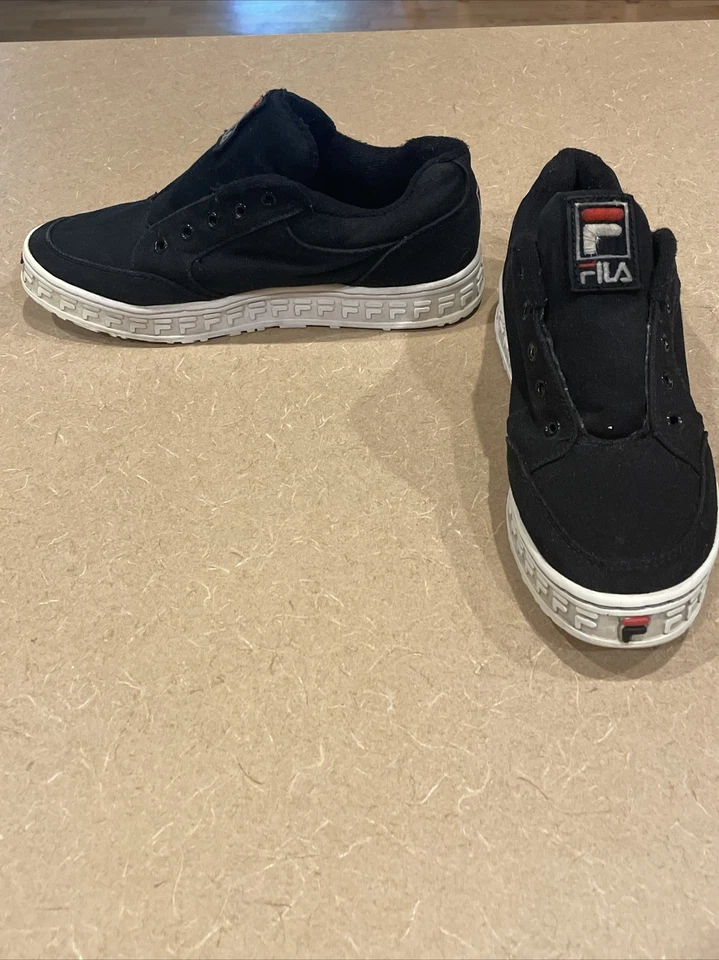 "Zapato grueso vintage de los 90 Y2K FILA plataforma zapatos talla 8,5-9, 1,5"" alto" Foto 3 de 4