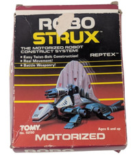 VTG 80s Tomy Robo Strux Reptex Motorized Robot Construct System No. 5250 1985