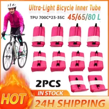 2PCS New Ultralight 700C Inner Tube TPU For RideNow Bike Bicycle Road MTB Gravel