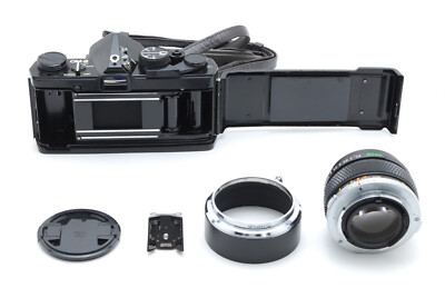 EXC+5】 OLYMPUS OM-2 35mm SLR Camera Black ZUIKO MC 50mm F1.4 Lens