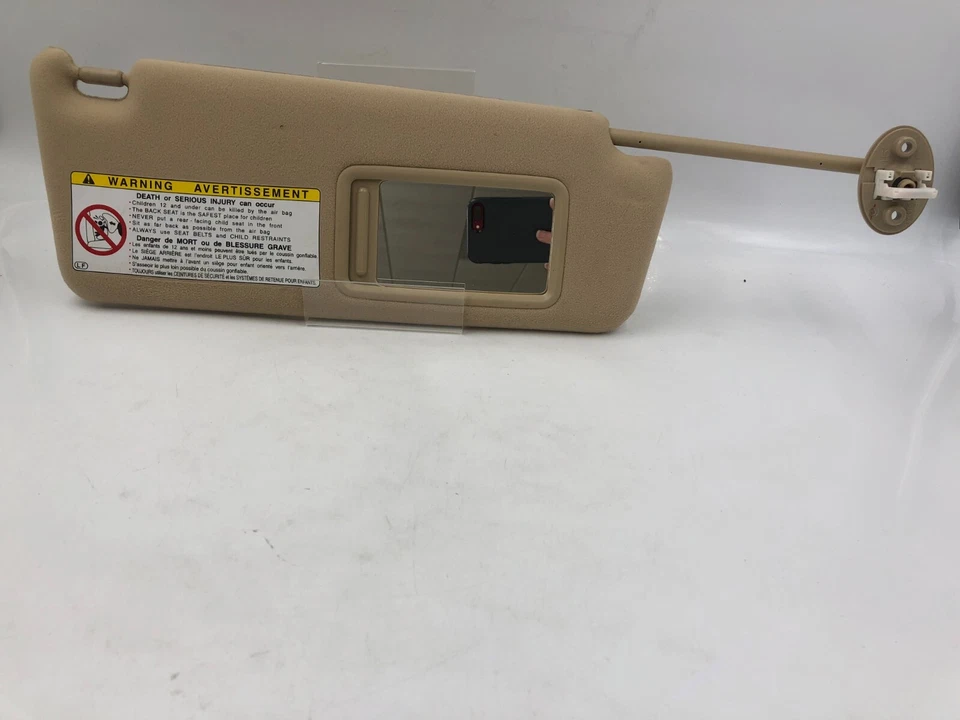 2001-2006 Lexus GS300 Passenger Sun Visor Beige Illuminated OEM E01B51032 - Image 2 of 4