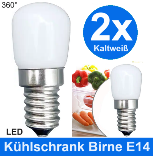 2 Lampadine LED E14 - Lampadina LED Per Frigorifero 2W, T22, 200LM - Foto 8