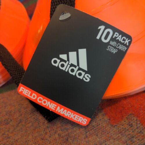(6) 10 Pack Adidas Soccer Field Cone Marker with Carry Strap Football Agility - Picture 3 of 4