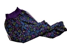 Softshellhose, blau mit bunten Meerestieren Mu gerades Bein Matschhose handmade 