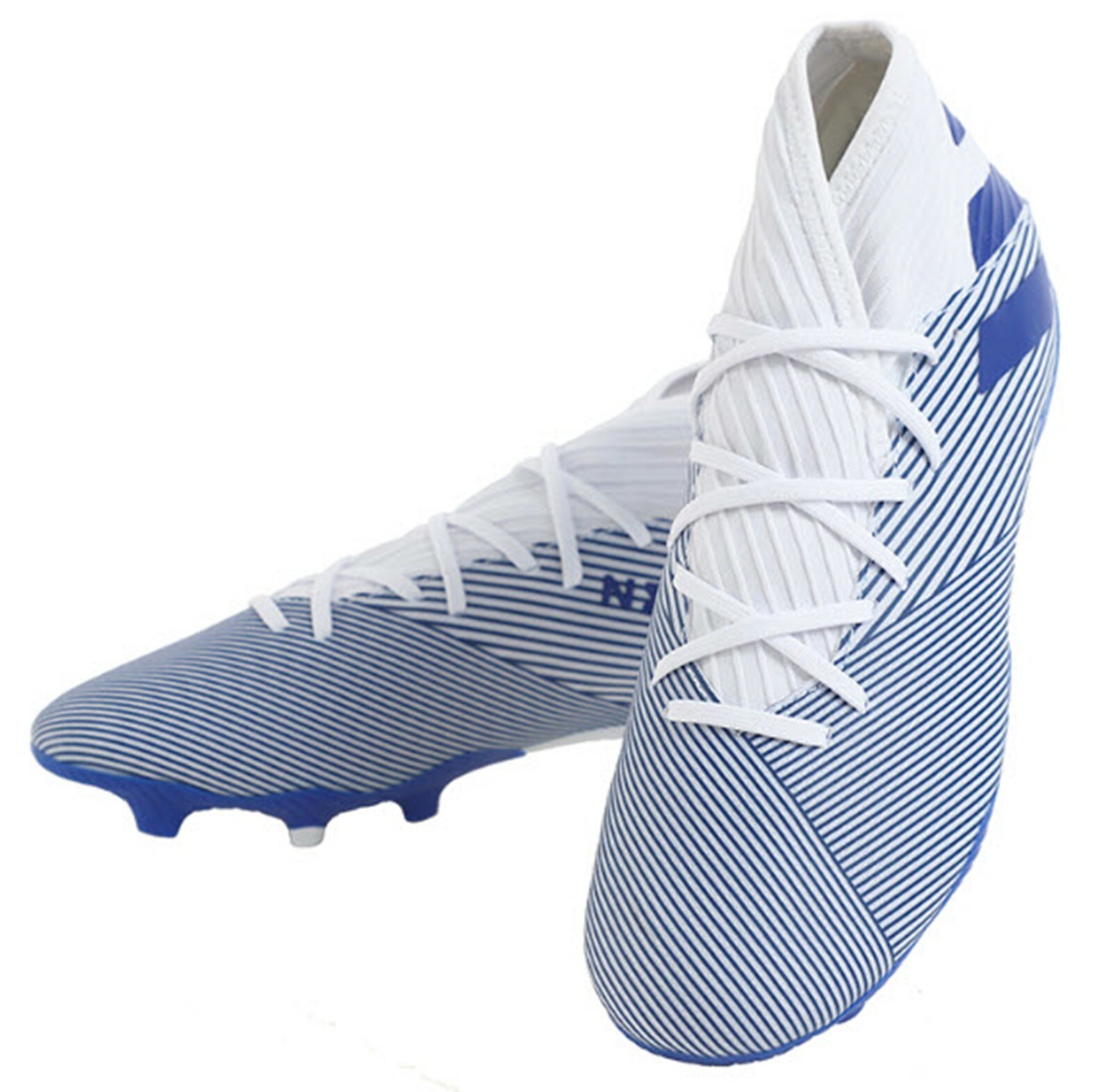 Adidas Men NEMEZIZ 19.3 FG Cleats Football Blue White Soccer Boot Spike  EG7202 | eBay
