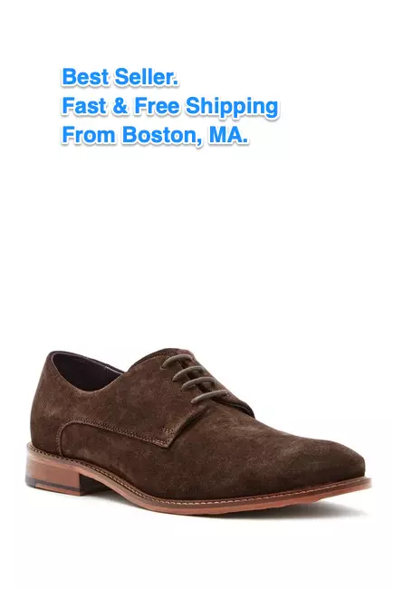 TED BAKER - Men's Joehal 2 Derby Lace Up Brown Suede Shoes 9.5 - ON SALE  55% OFF