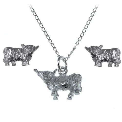 Parure di metalli preziosi senza pietre in argento sterling 925 parti su 1000