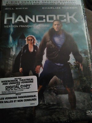 Fastshipping  HANCOCK (2008) Two-Disc Unrated Special Edition new 22 