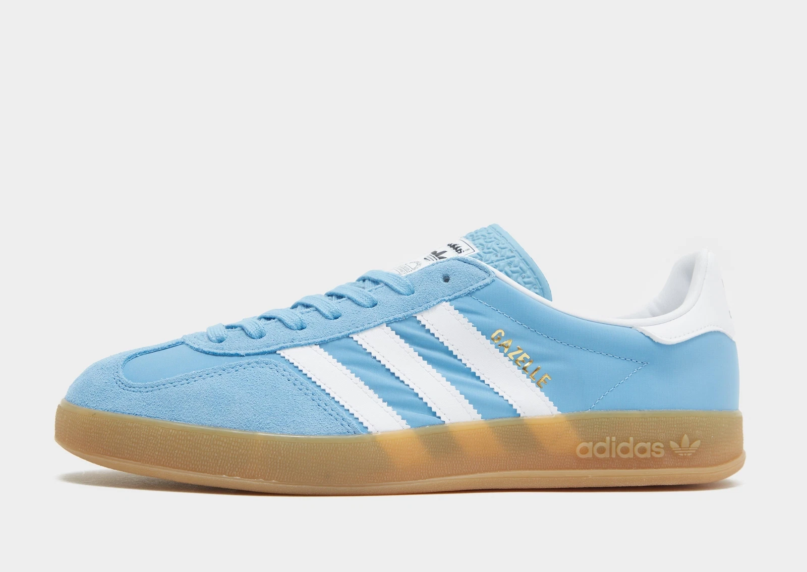 Adidas Originals Gazelle Indoor ® ( Men Sizes: UK 9 - 12 ) Light Blue / White