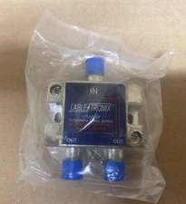 CableTronix CTLBD-2P 2 Way Cable Splitter 5-2300MHz Diode Steered DC Power Pass