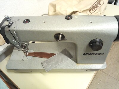 Minerva-  Industrienähmaschine   Oberteil Einnadel  Rollfuß  ür Leder