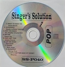 SS-P040 POP     SINGER'S SOLUTION  KARAOKE CDG