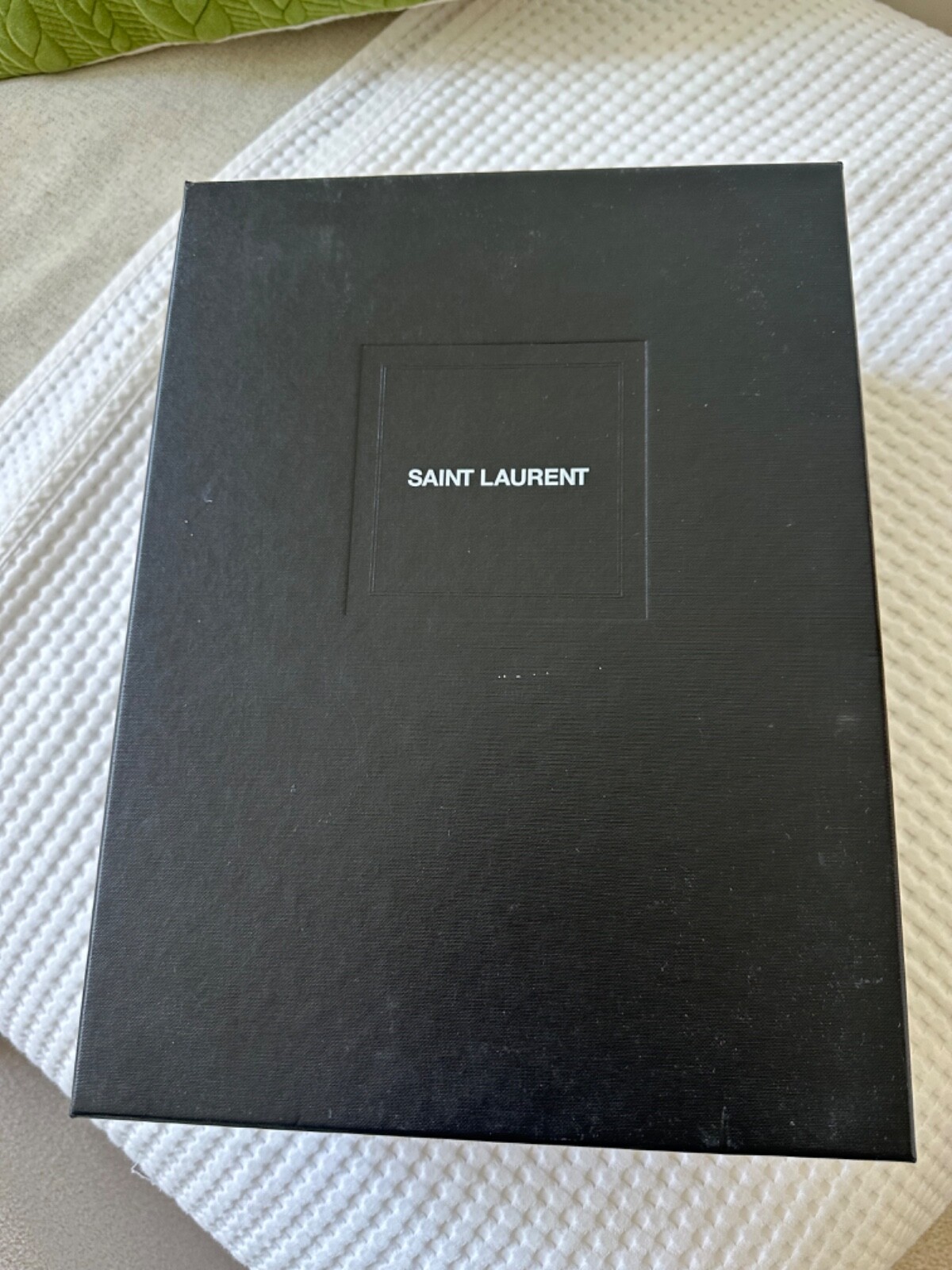 Stivali Chelsea Saint Laurent uomo Wyatt nuovi con scatola e sacchetto antipolvere