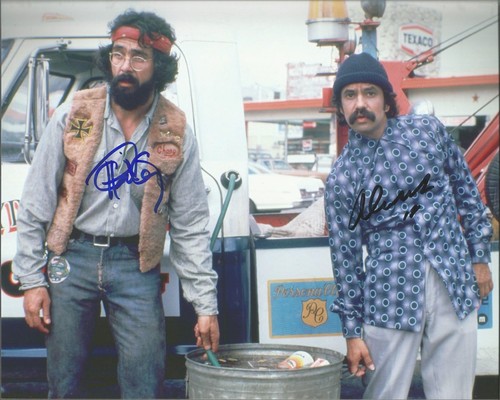 TOMMY CHONG CHEECH MARIN SIGNED 8X10 