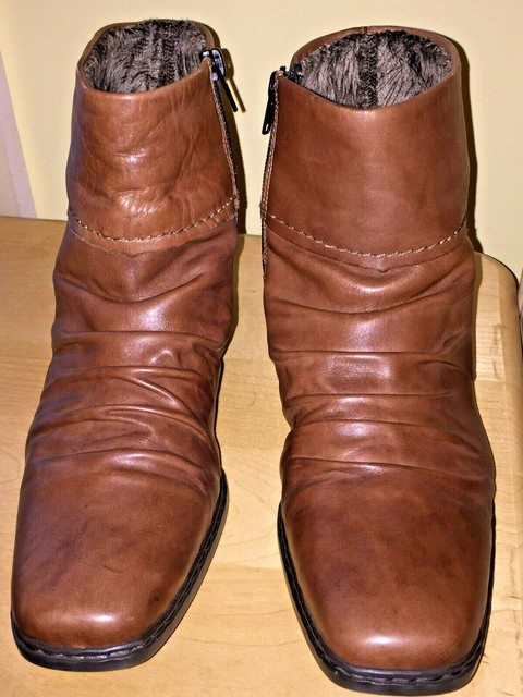 Rieker Womens Boots Felicitas Z6743 Zip-up Lace-up Ankle Casual Synthetic | eBay