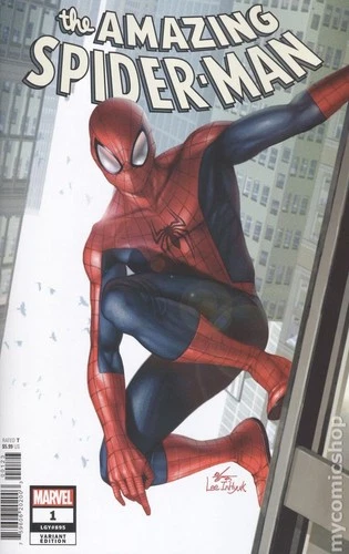 Amazing Spider-Man 1O Lee Variant NM 2022 Stock Image