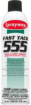 Spray Adhesive Sprayway SW555 Fast Tack Foam & Fabric Adhesive