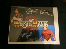 Corp Kirchner Nikolai Volkoff Dual Autograph WM 2 PHOTO 8x10