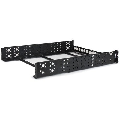 StarTech 2HE tiefenvestellbare 19 Zoll Server Rack Schienen - Universal Rack Sch
