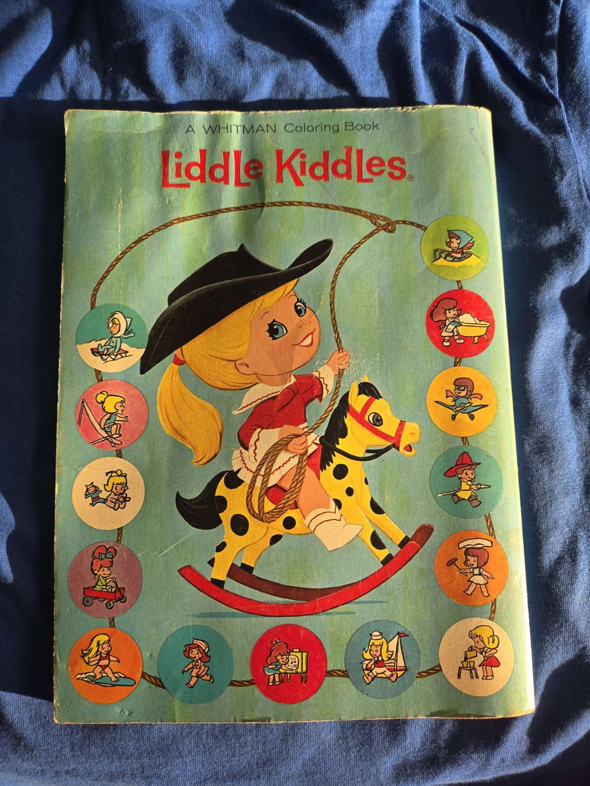 Vtg Liddle Kiddles A Whitman Coloring Book Aurthorized Edition 1968 Mattel, Inc