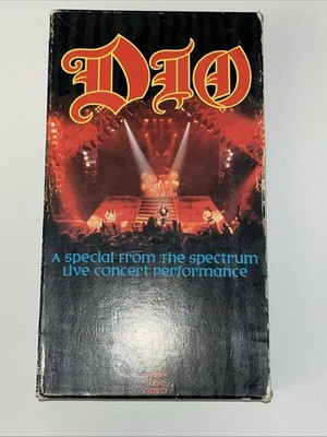 EBi　Dio Mio　VHS Dio A Special From The Spectrum VHS 1984 Heavy Metal Concert | eBay