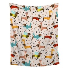 Dachshund Blanket,Dachshund Dog Throw Blanket Dog Lovers Gifts for Women,Ligh...