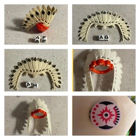 Playmobil Indian Teepee Headdress Peacepipe Shields Canoe 3839 3396 3870 5247