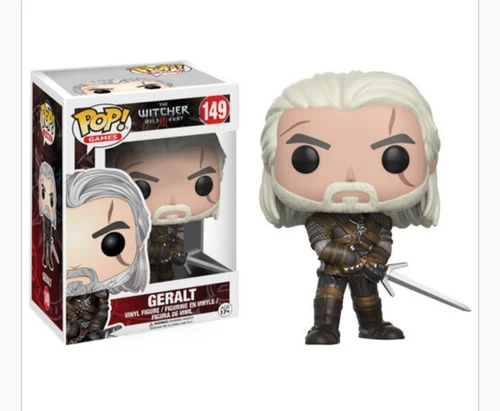 Funko Pop Video Games #149 Geralt The Witcher Wild Hunt Vinyl Figure Vaulted