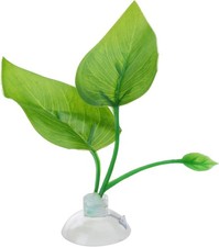 Green Fish Leaf Pad Betta Rest Hammock Natural Aquarium Decor Ornament