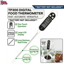 Digital Meat Food Probe Thermometer BBQ Air Fryer Cooking Instant Read