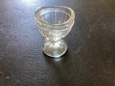 Vintage Clear  Glass Eye Wash Cup