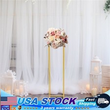 25 25 100cm Wedding Flower Stand Iron Flower Display Rack Gold Tall Flower Stand