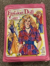 1980 Tara Toy Fashion Doll Case Pink Holds Barbie Jem Maxie Vintage