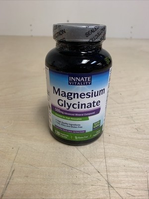 Innate vitality magnesium glycinate 500mg 120 Vegetarian Capsules Exp: 6/2027