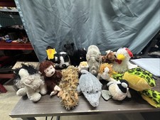 Assorted Webkinz Plush Lot Of 15 Stuffed Animals Toys Ganz A10