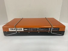 Vtg Zebco Traveler Twinfold Portable Propane 2-Burner Stove Orange W Box & Book