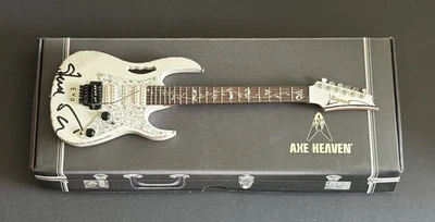 Steve Vai Signed Ibanez JEM EVO Mini Guitar with Case JSA COA ~ PSA BAS Beckett - Image 1 of 4