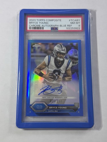 Bryce Young #TCA-BY 2023 Topps Composite Chrome Autograph card