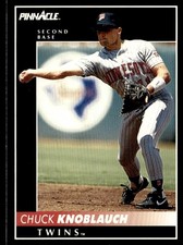 1992 Pinnacle Chuck Knoblauch Minnesota Twins #119