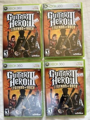 Guitar Hero III Legends of Rock Microsoft Xbox 360 NISB Factory Sealed