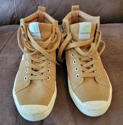 Cariuma High Top Camel Suede Sneaker, Mens 10, Womens 11.5
